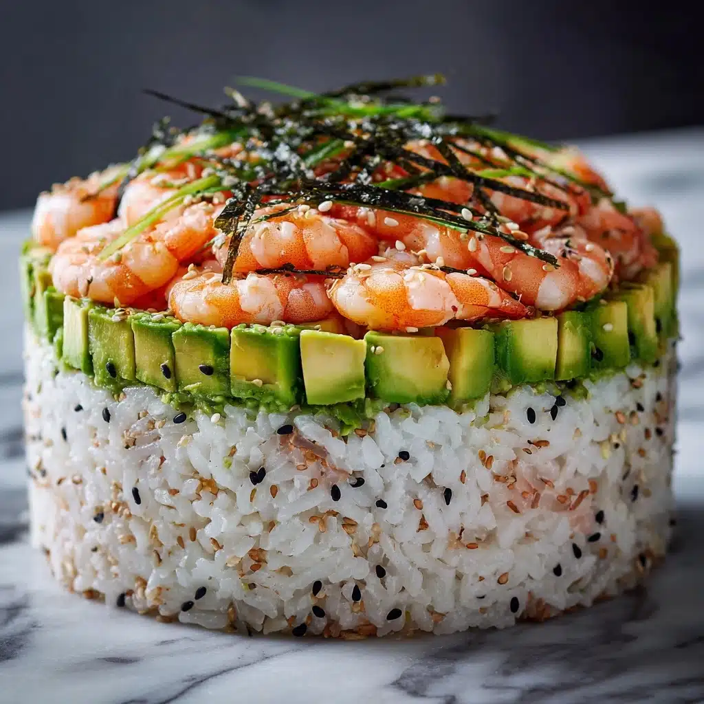 Spicy Shrimp Sushi Stacks Recipe - Recipe Image