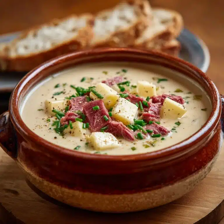 Easy Creamy Reuben Soup Recipe