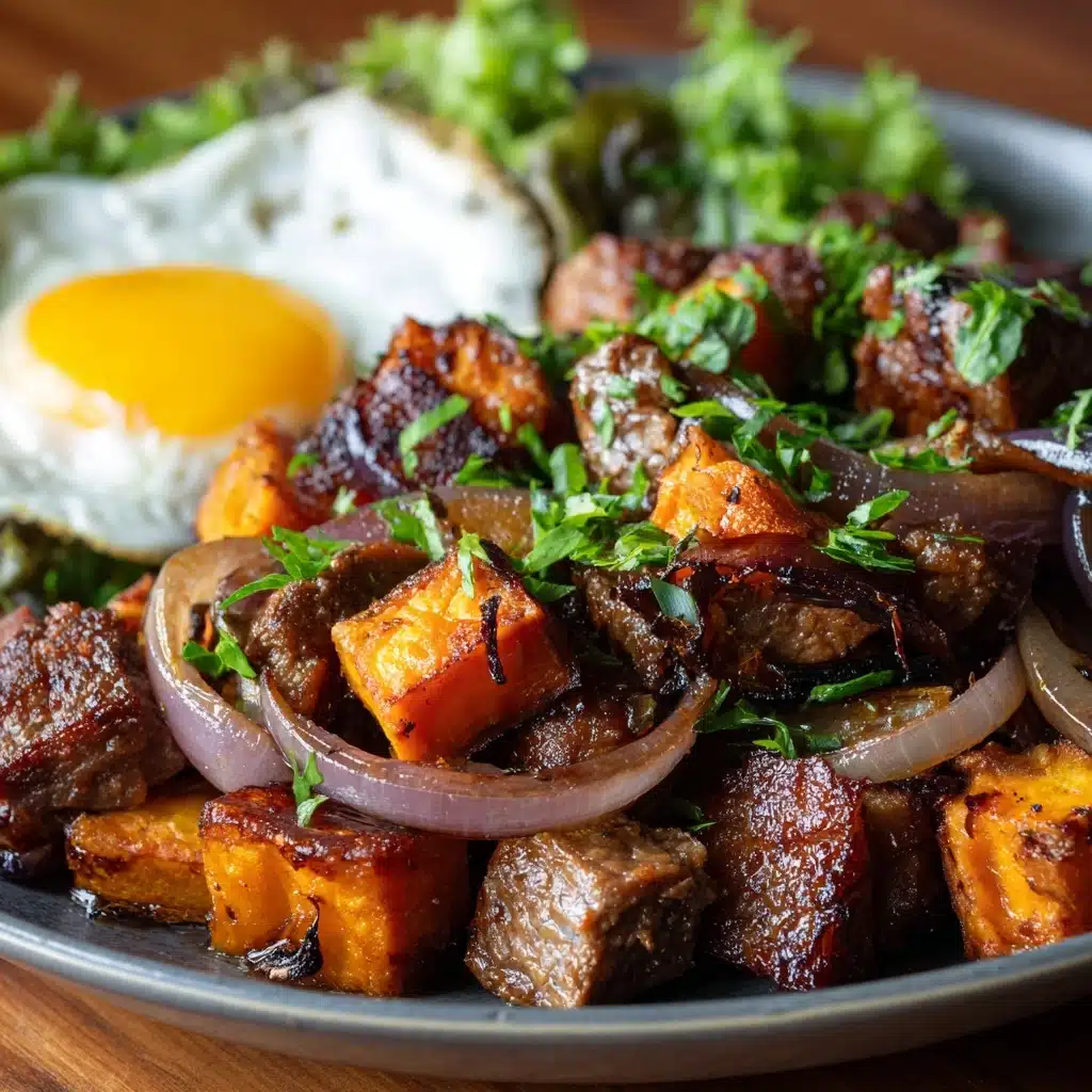 Hot Honey Sweet Potato Beef Bowls Recipe