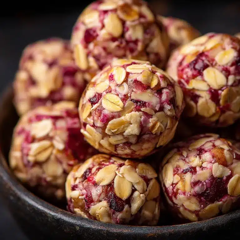 Strawberry and Banana Oat Balls Recipe