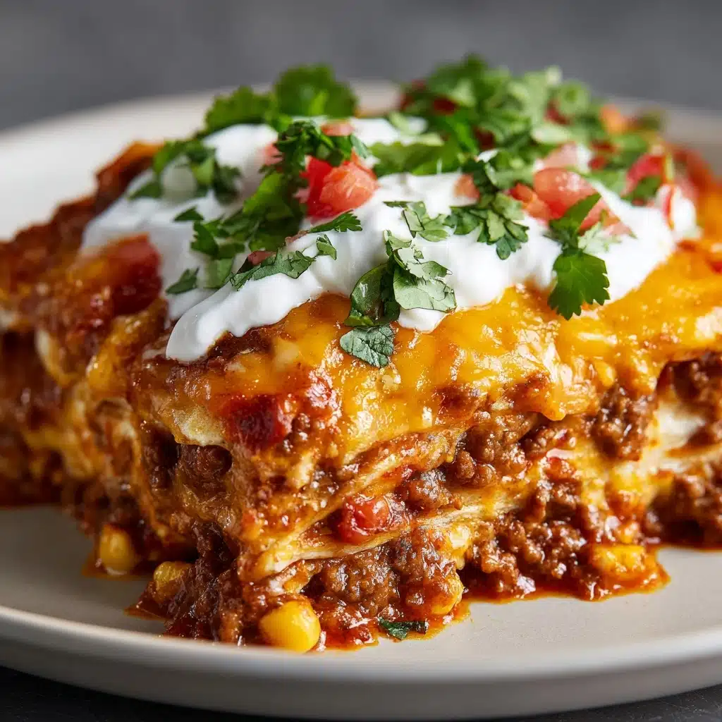 Taco Casserole with Tortillas Recipe - Recipe Image