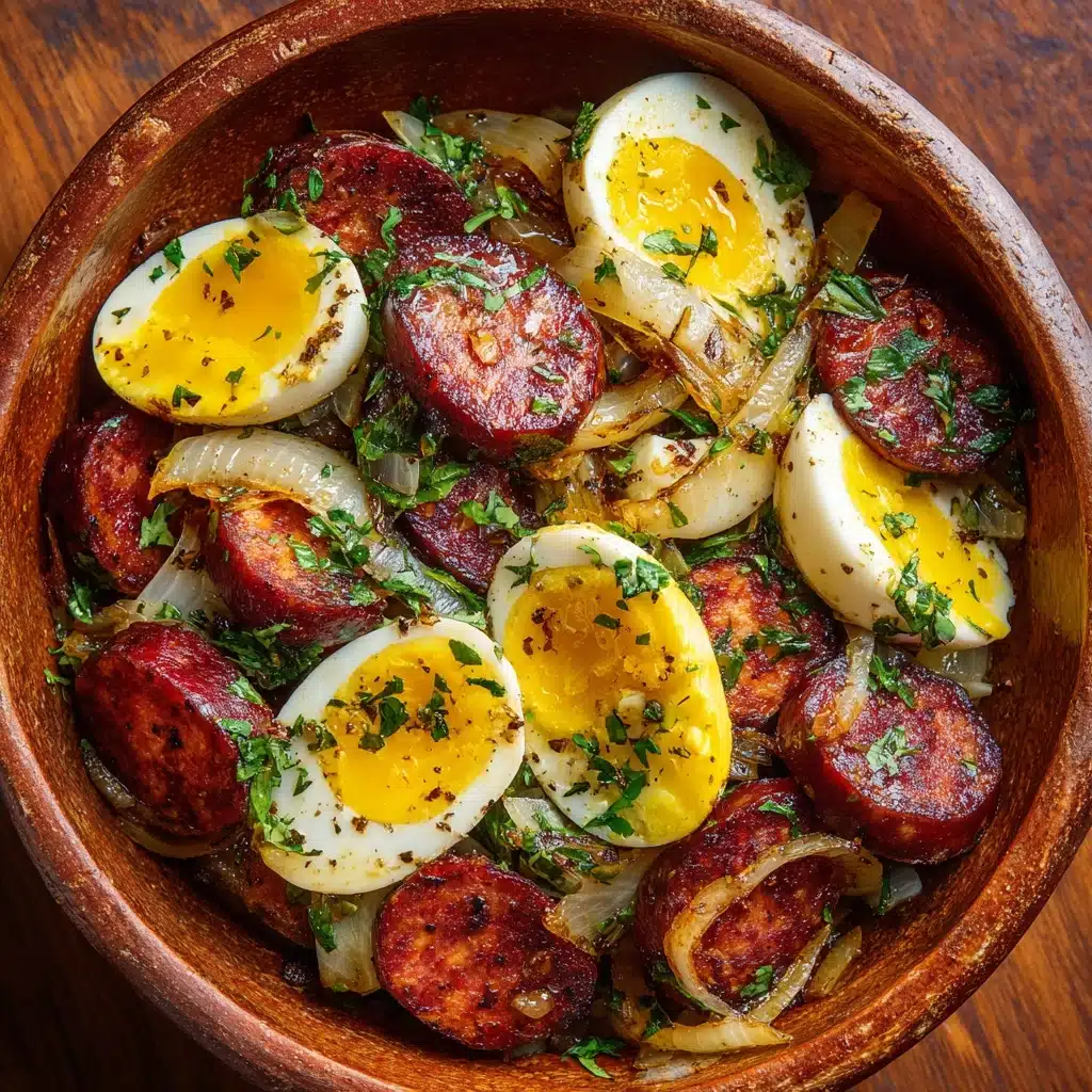 Pickled Eggs and Sausage Recipe - Recipe Image