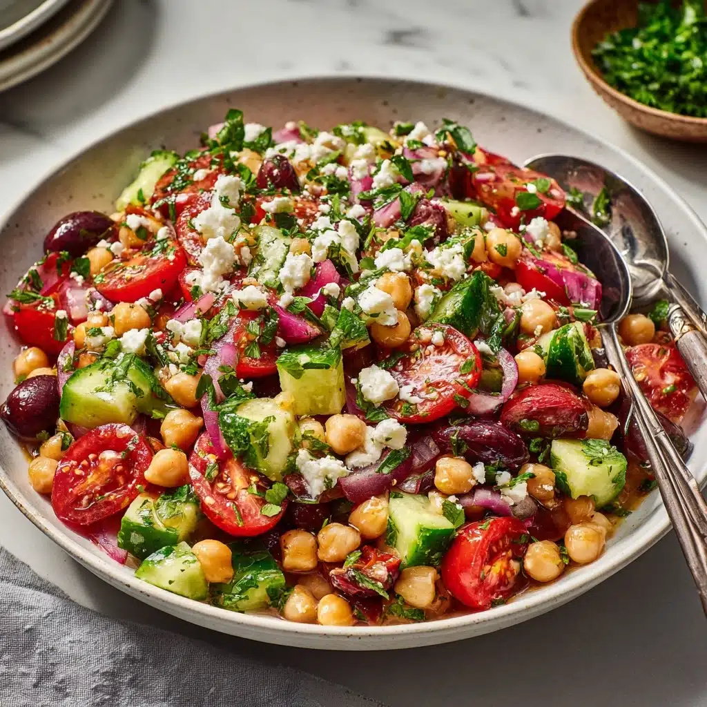 Mediterranean Chickpea Salad Recipe - Recipe Image