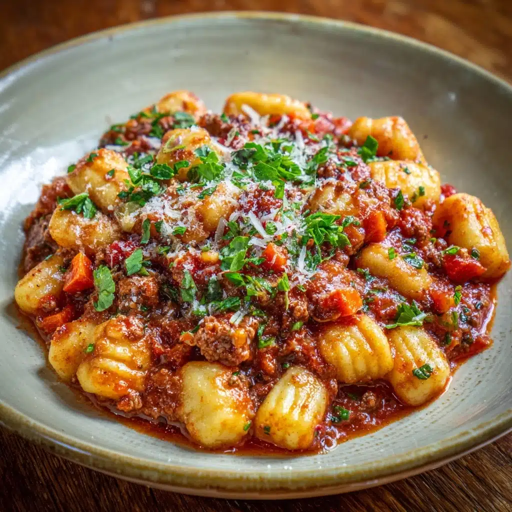 Gnocchi Bolognese Recipe - Recipe Image
