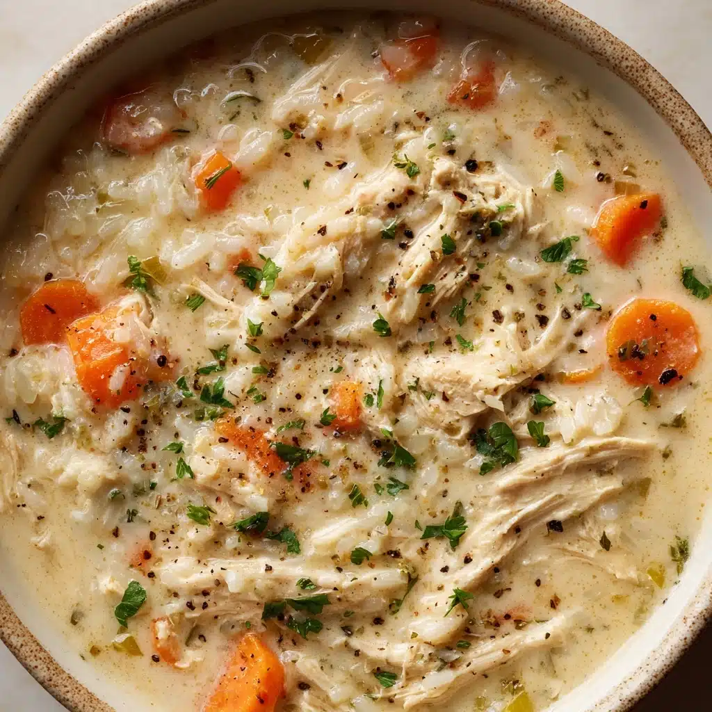 Creamy Chicken and Rice Soup Recipe - Recipe Image