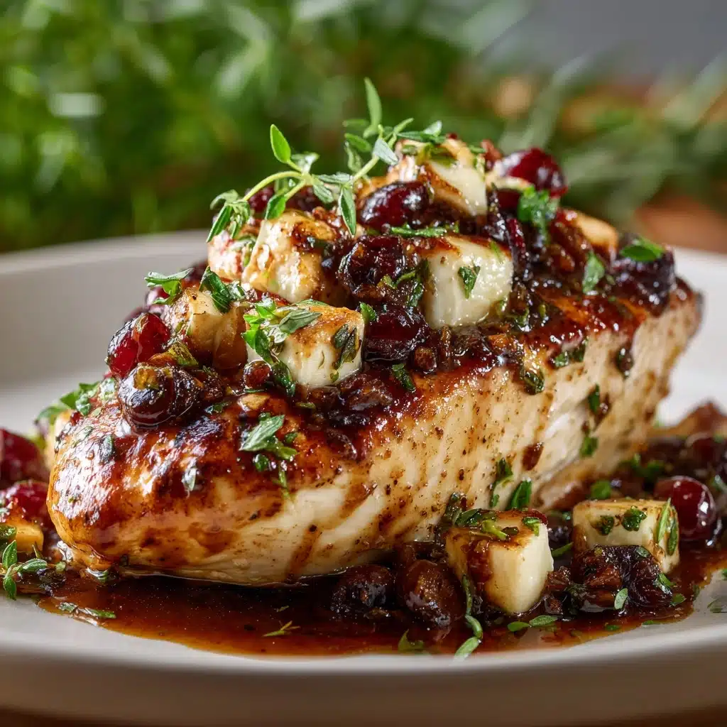 Cranberry and Brie Stuffed Chicken Recipe - Recipe Image