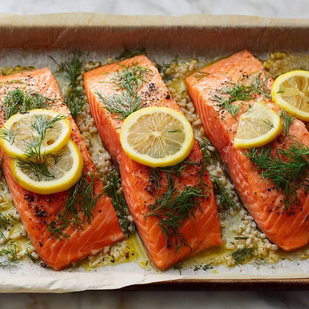 Salmon with Lemon and Dill Recipe - Recipe Image