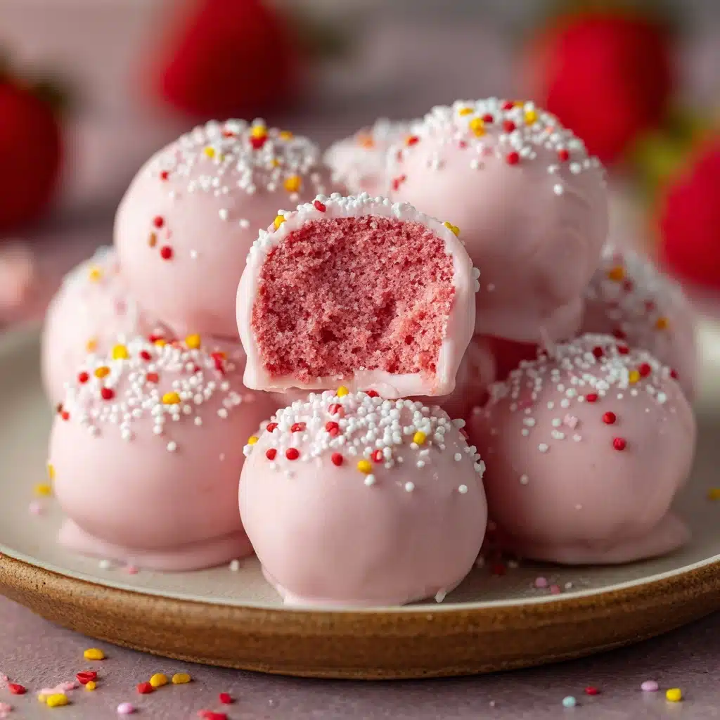 Sweet Strawberry Truffles Recipe - Recipe Image