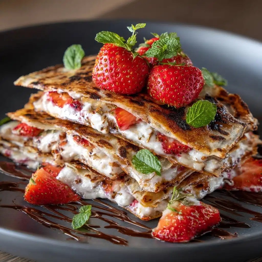 Strawberry Cheesecake Quesadillas Recipe - Recipe Image