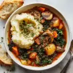 Vegetarian Crockpot Lasagna Soup Recipe