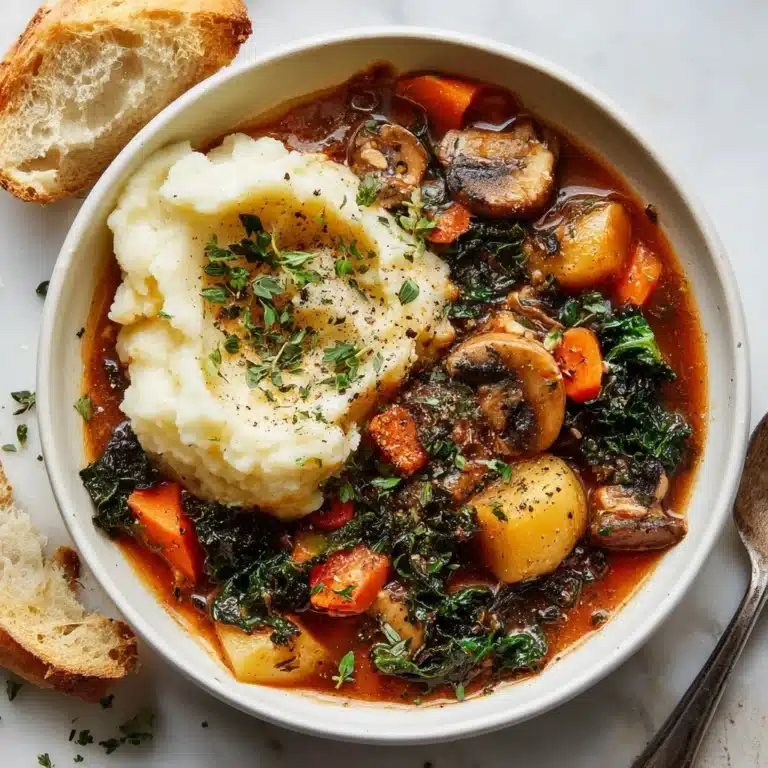 Vegetarian Crockpot Lasagna Soup Recipe