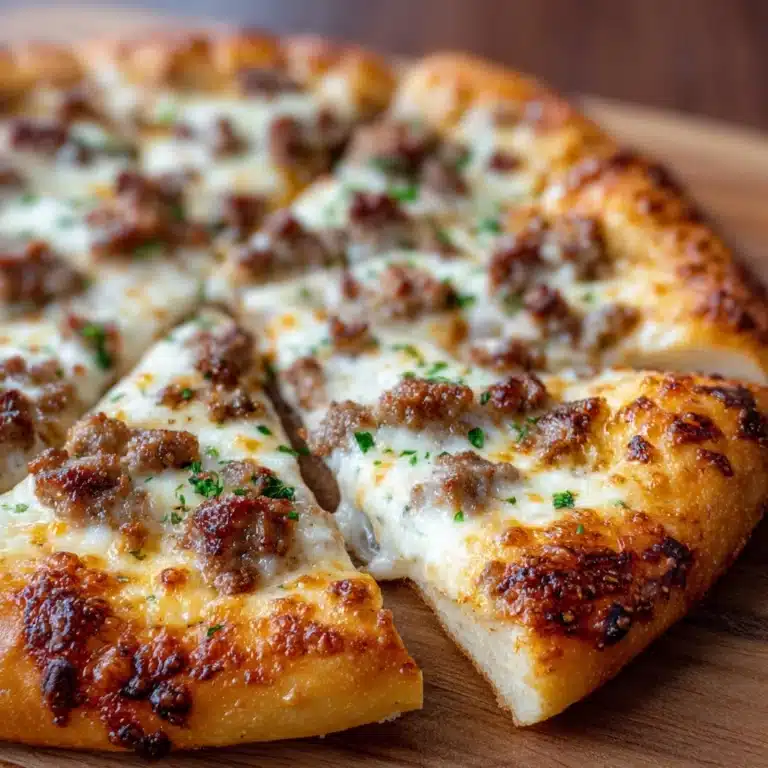 Biscuits and Sausage Gravy Breakfast Pizza Recipe