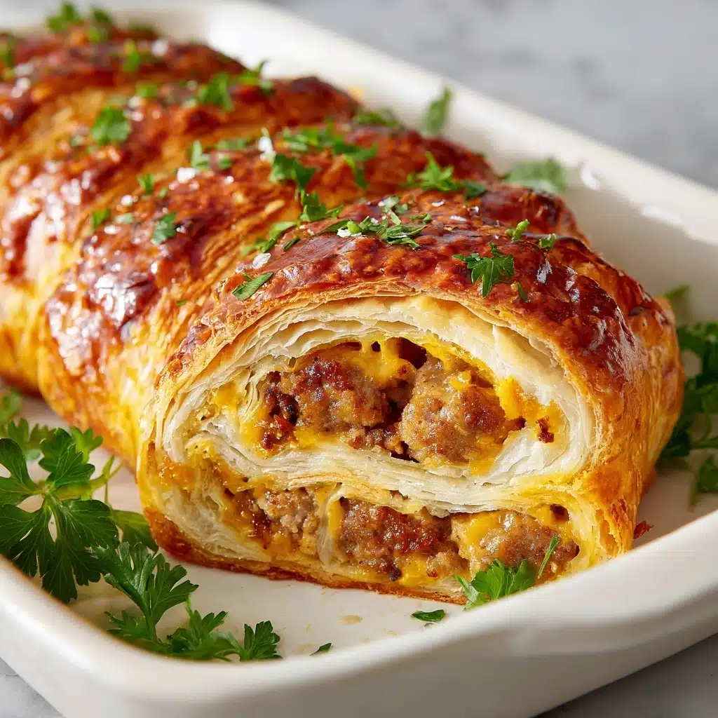 Breakfast Sausage Crescent Rolls Recipe - Recipe Image