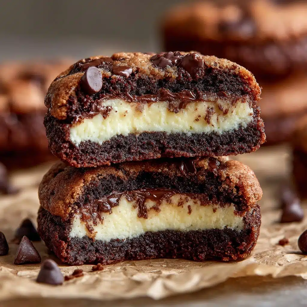 Cheesecake Stuffed Chocolate Chip Cookies Recipe - Recipe Image
