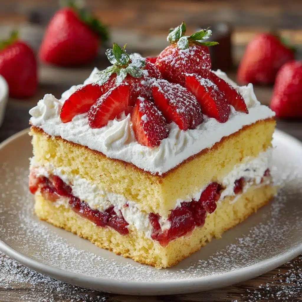 Japanese Strawberry Sponge Cake (Strawberry Shortcake) Recipe