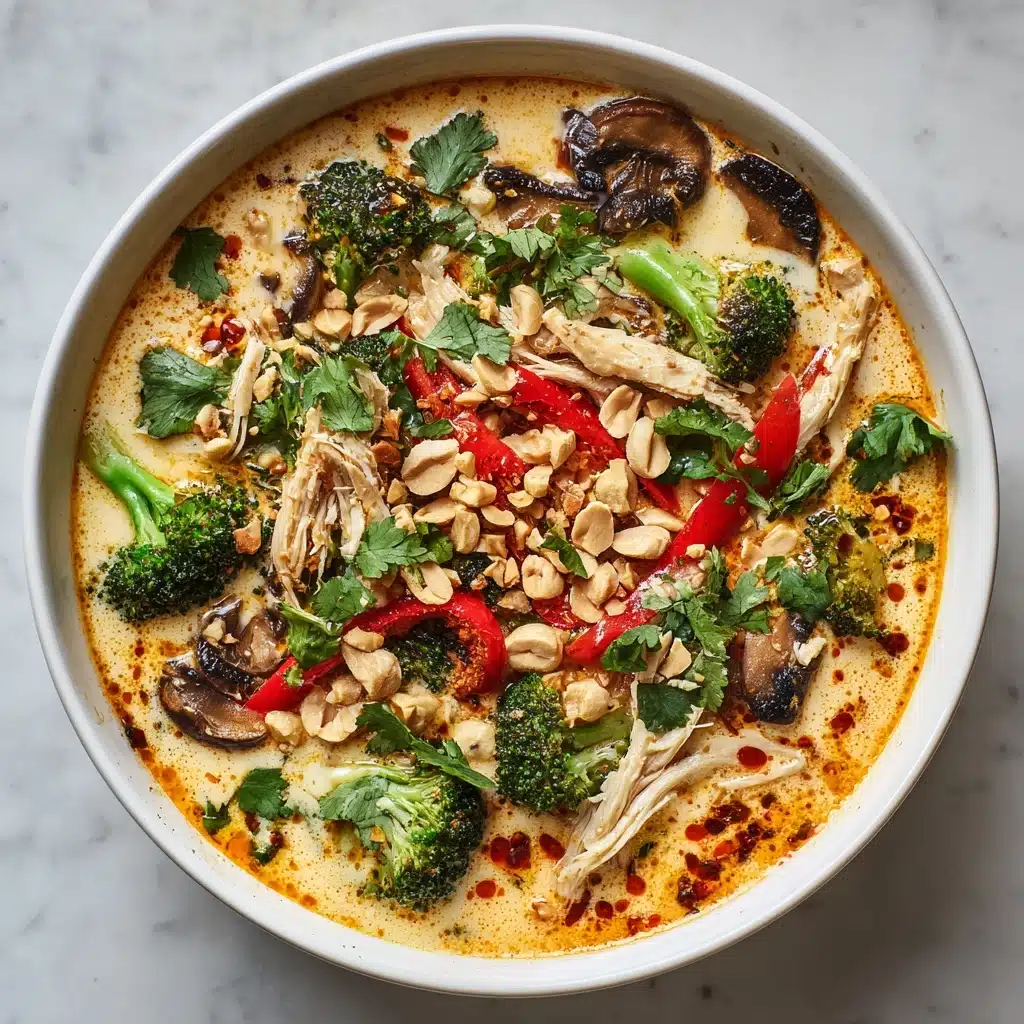 Slow Cooker Thai Coconut Chicken Soup Recipe - Recipe Image