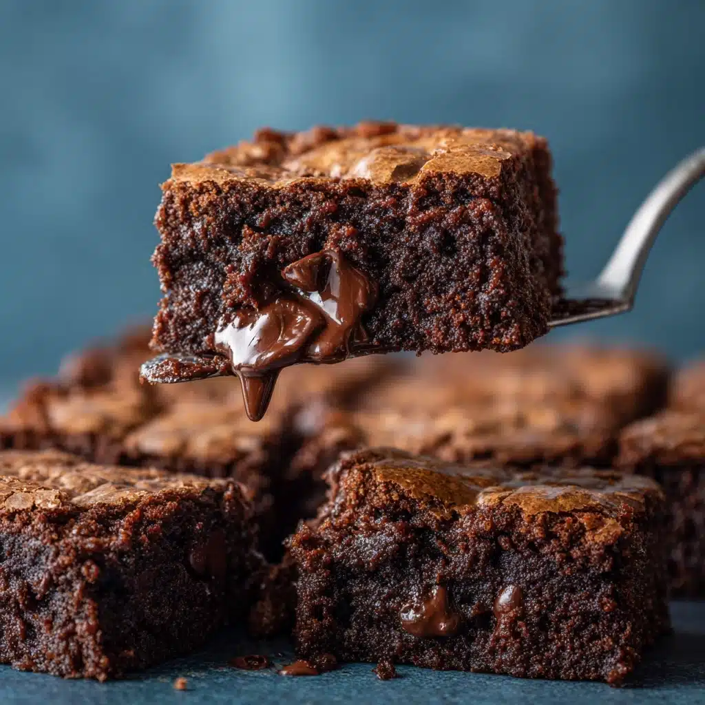 Peanut Butter Chocolate Fudge Brownies Recipe - Recipe Image