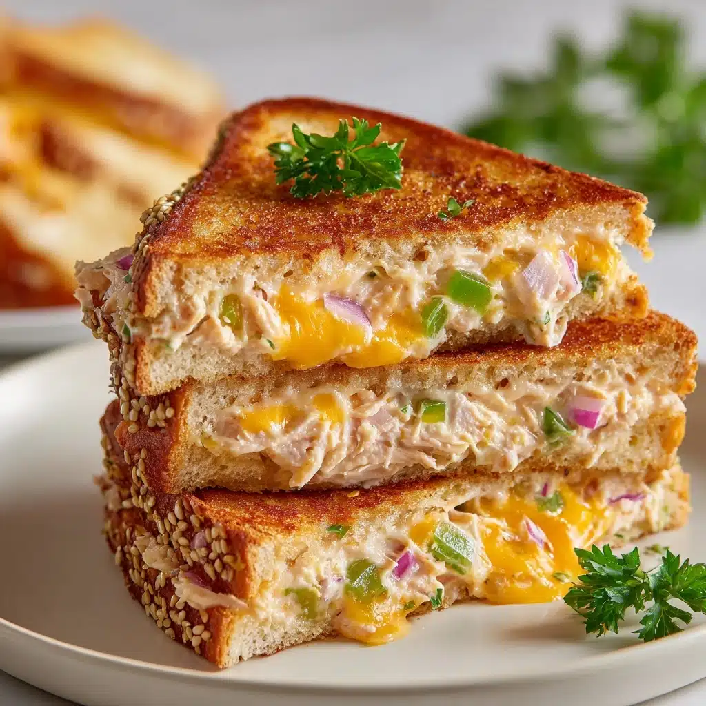 Tuna Melt Grilled Sandwiches Recipe - Recipe Image