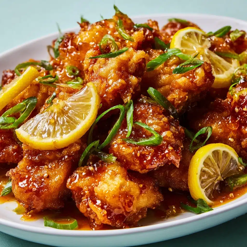 Crispy Chinese Lemon Chicken Recipe - Recipe Image
