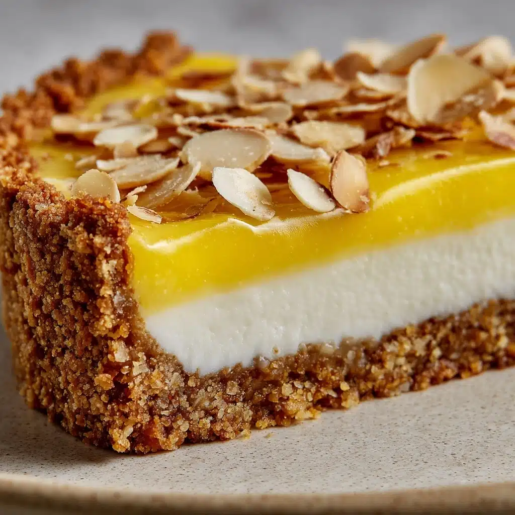 Fresh Lemon Mascarpone Tart with Almond Crust Recipe - Recipe Image