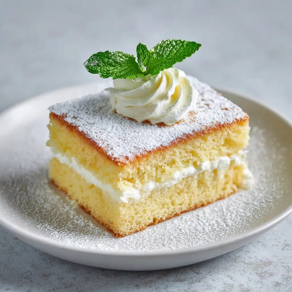 Lemon Custard Cloud Cake Recipe - Recipe Image
