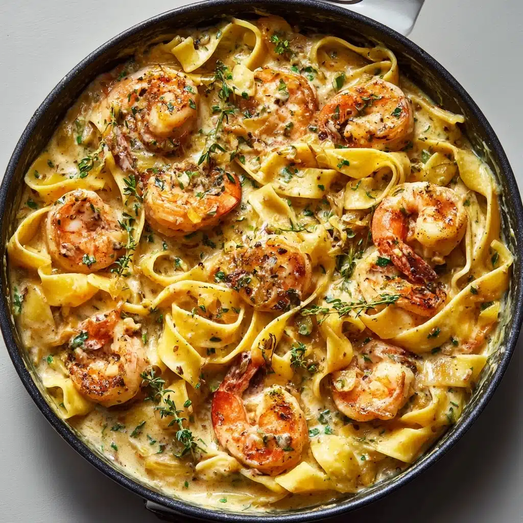 Creamy Jamaican Shrimp Rasta Pasta Recipe - Recipe Image