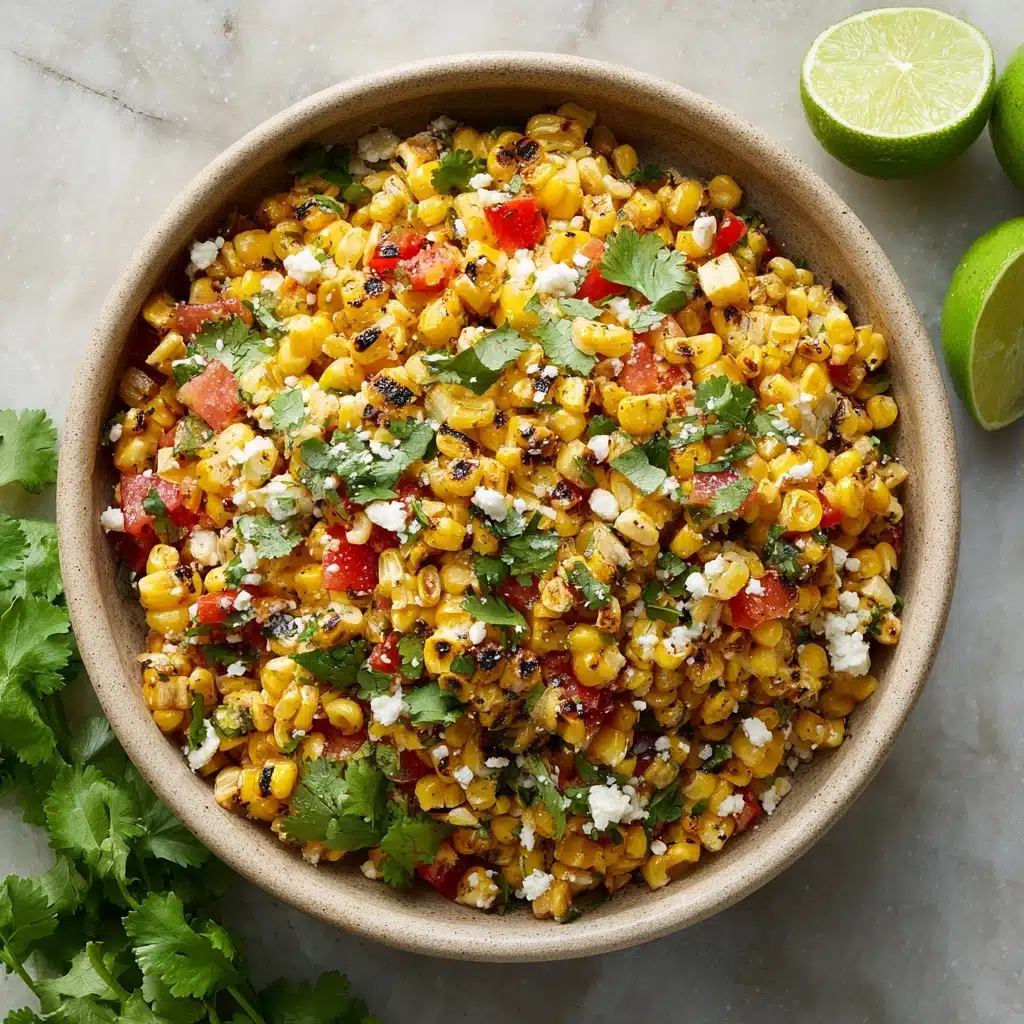 Chili-Lime Grilled Corn Salad Recipe - Recipe Image