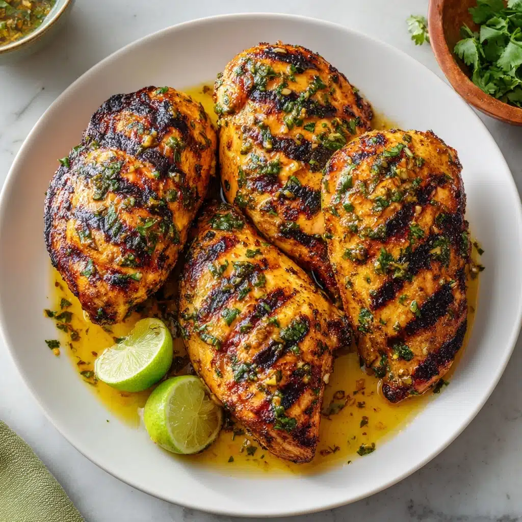 Charred Cilantro Lime Chicken Thighs Recipe