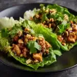Thai Peanut Chicken Lettuce Boats Recipe