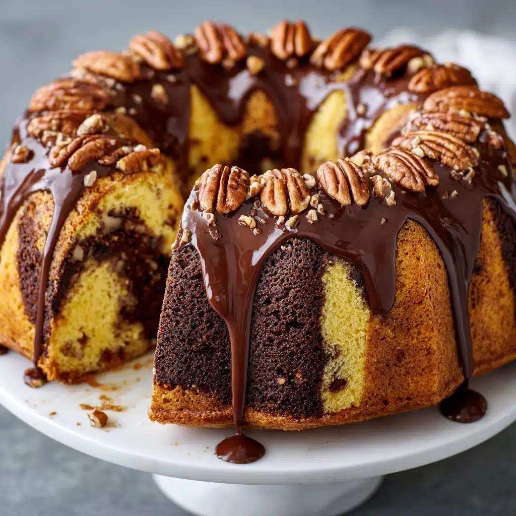 Decadent German Chocolate Pecan Pound Cake Delight Recipe - Recipe Image