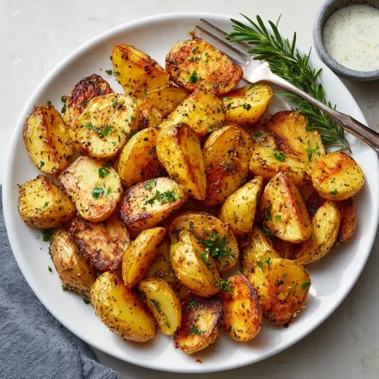 Garlic Roasted Potatoes Recipe