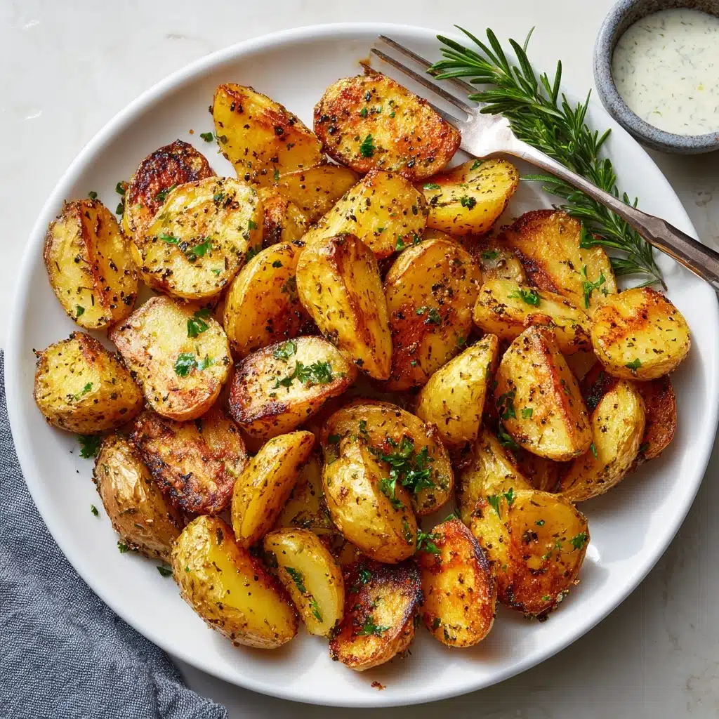 Garlic Roasted Potatoes Recipe