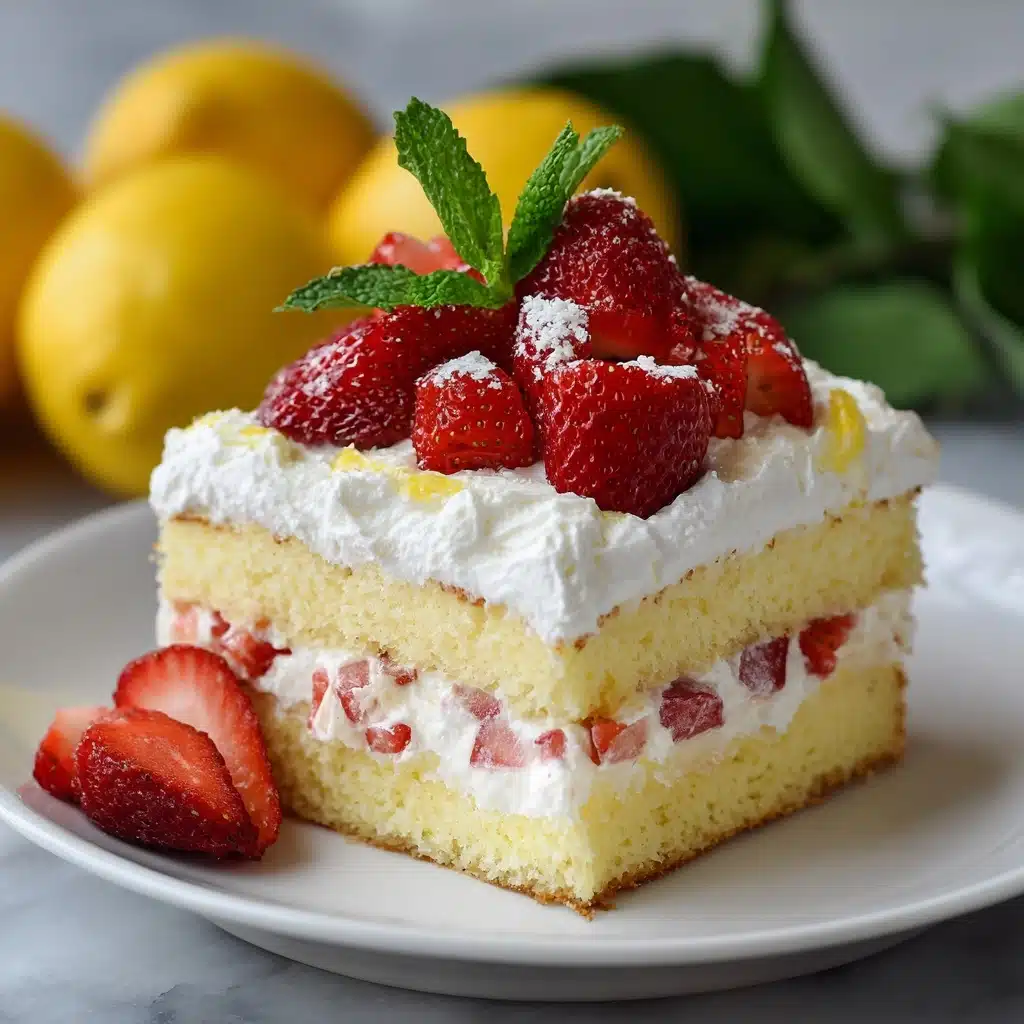 Strawberry Lemonade Poke Cake Recipe