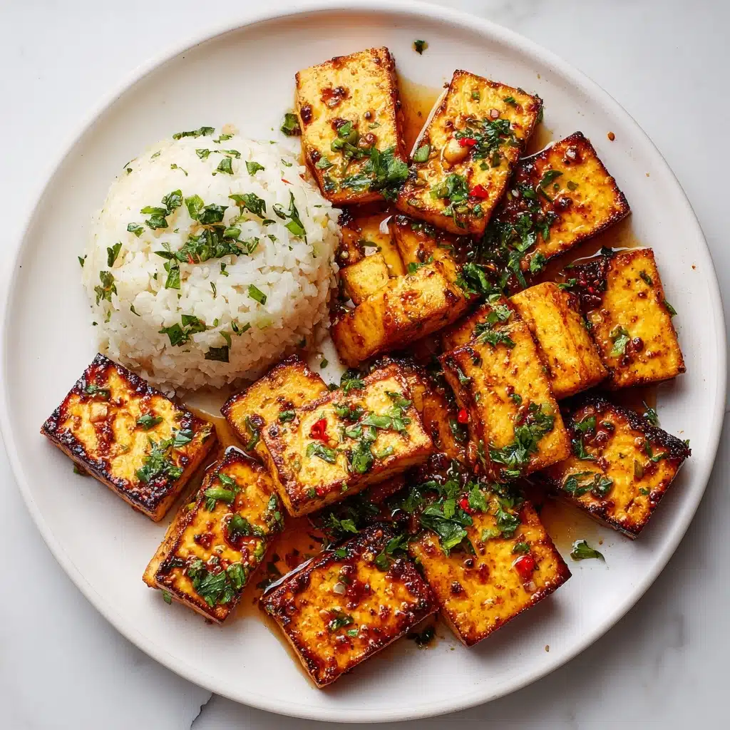 Garlic Herb Butter Tofu Recipe - Recipe Image