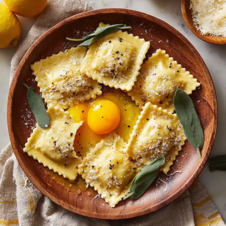 Vegan Lemon Ricotta Ravioli Recipe