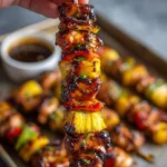 BBQ Pineapple Chicken Kabobs Recipe