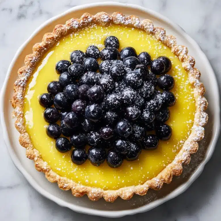 Blueberry Lemon Curd Tart Recipe