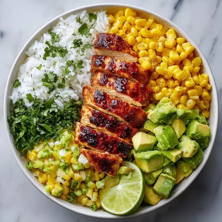 Honey Chipotle Chicken Rice Bowls Recipe