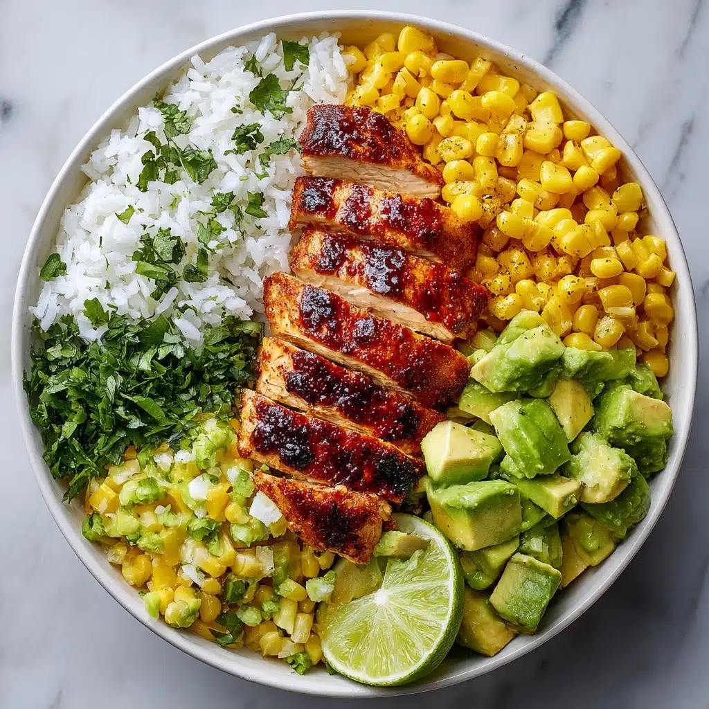 Honey Chipotle Chicken Rice Bowls Recipe - Recipe Image
