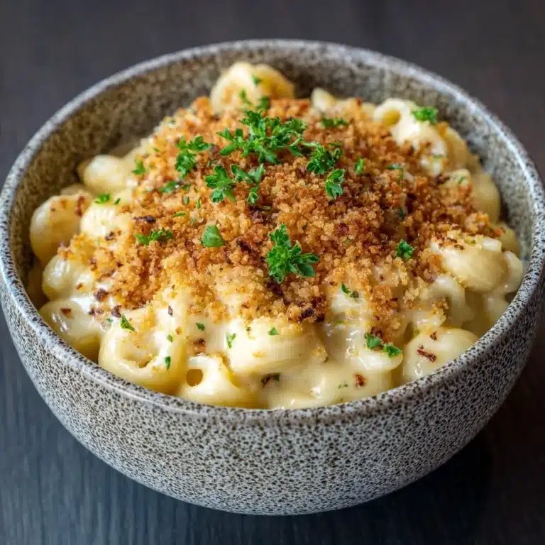 Garlic Parmesan Mac and Cheese Recipe