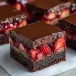 Chocolate-Covered Strawberry Brownies Recipe