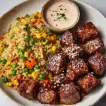 Easy Hibachi Steak with Fried Rice Recipe