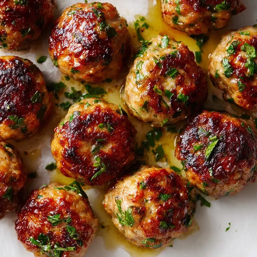 Italian-Style Chicken Meatballs Recipe - Recipe Image