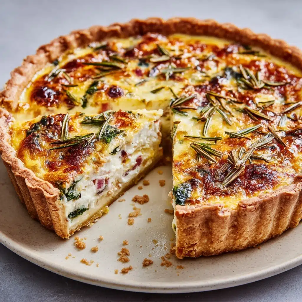 Crab and Tarragon Tart Recipe - Recipe Image