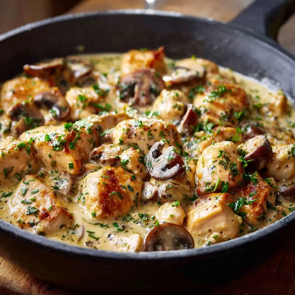 Creamy Chicken & Mushroom Stroganoff Recipe - Recipe Image