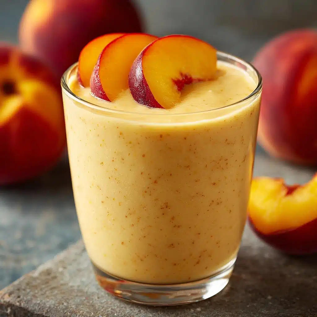Banana Peach Smoothie Recipe - Recipe Image