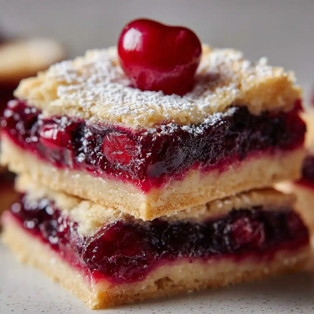 Sweet Cherry Pie Bars Recipe - Recipe Image