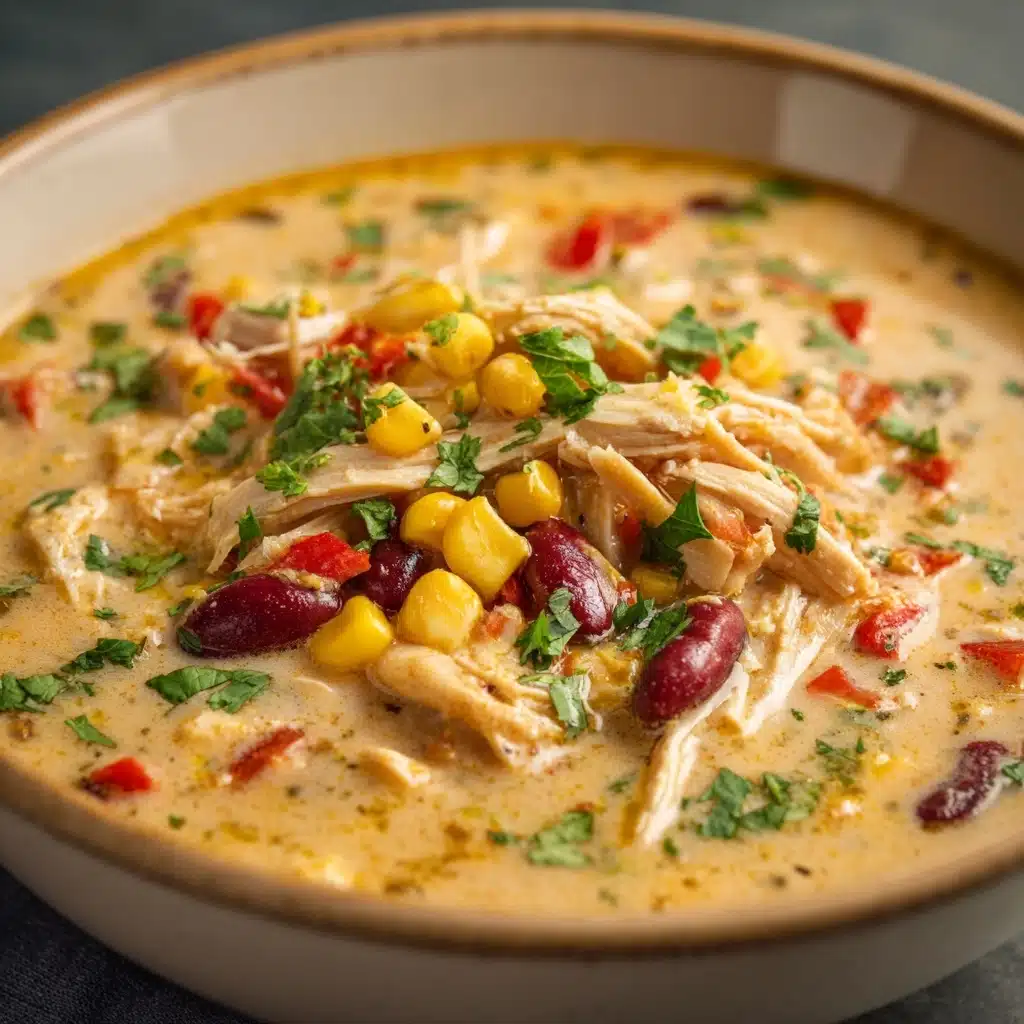 Slow Cooker Creamy Chicken Chili Recipe - Recipe Image