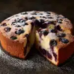 Blueberry Sour Cream Pound Cake Recipe