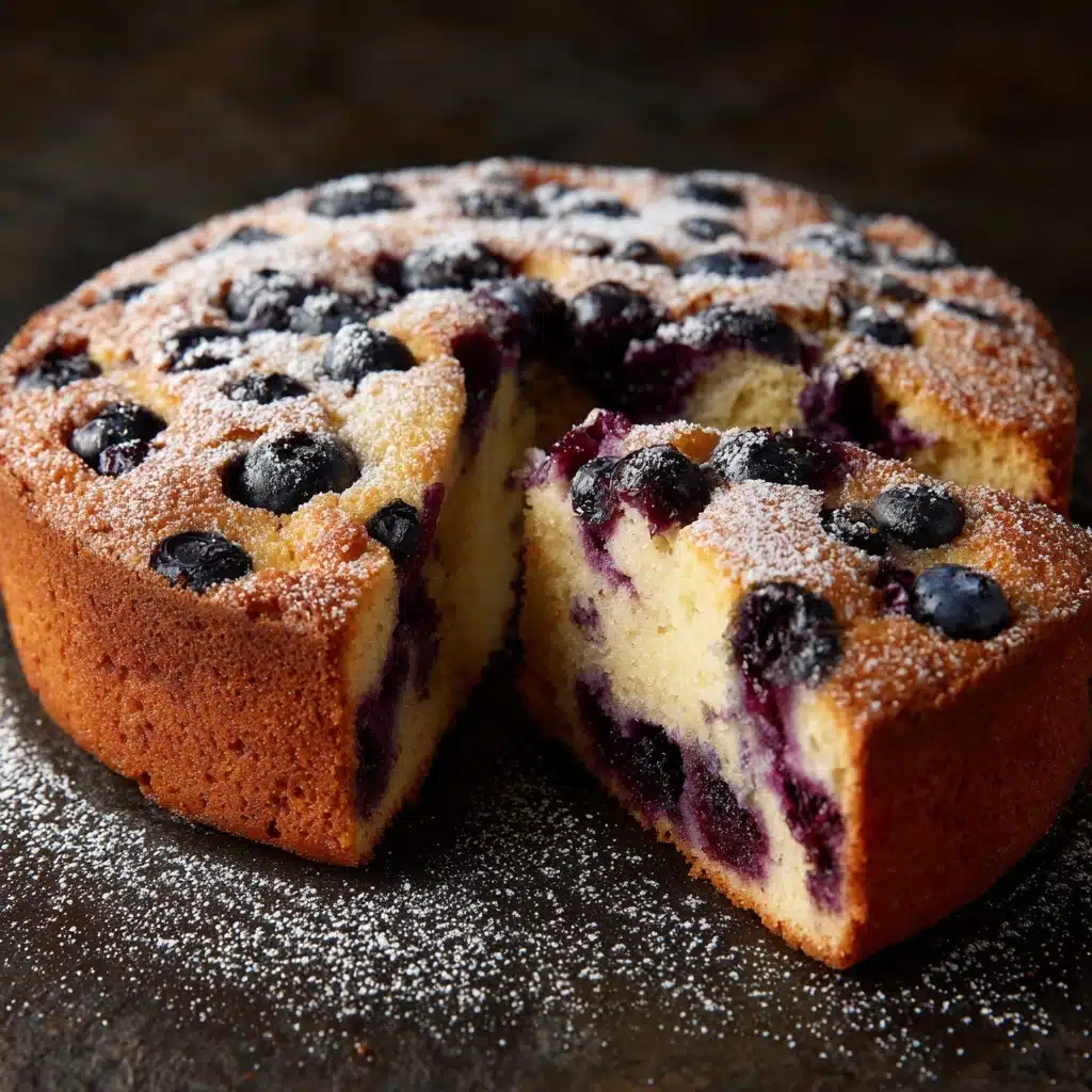 Blueberry Sour Cream Pound Cake Recipe